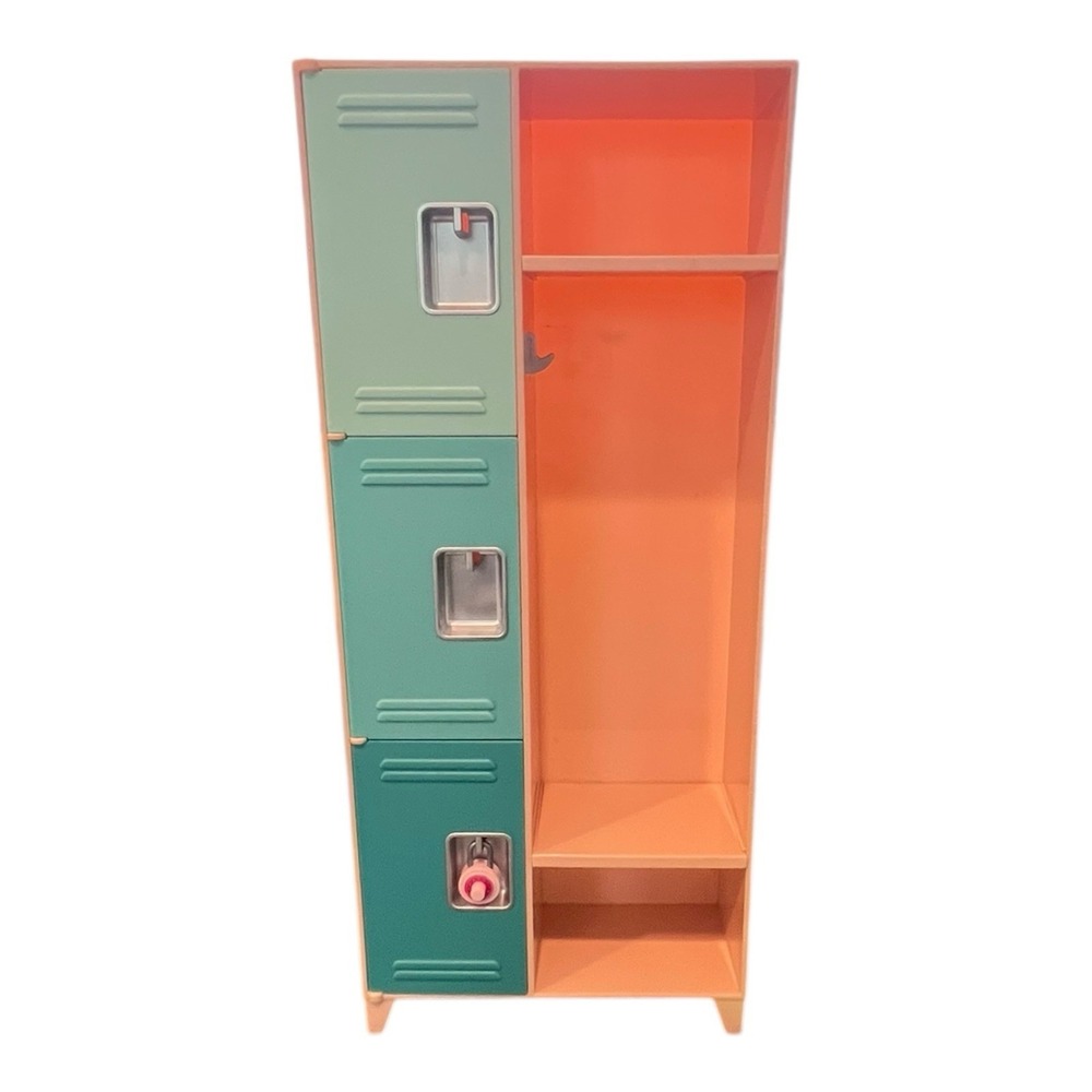 NICE Our Generation Cool School Locker W/ Lock Fits American Girl Doll 18"‎